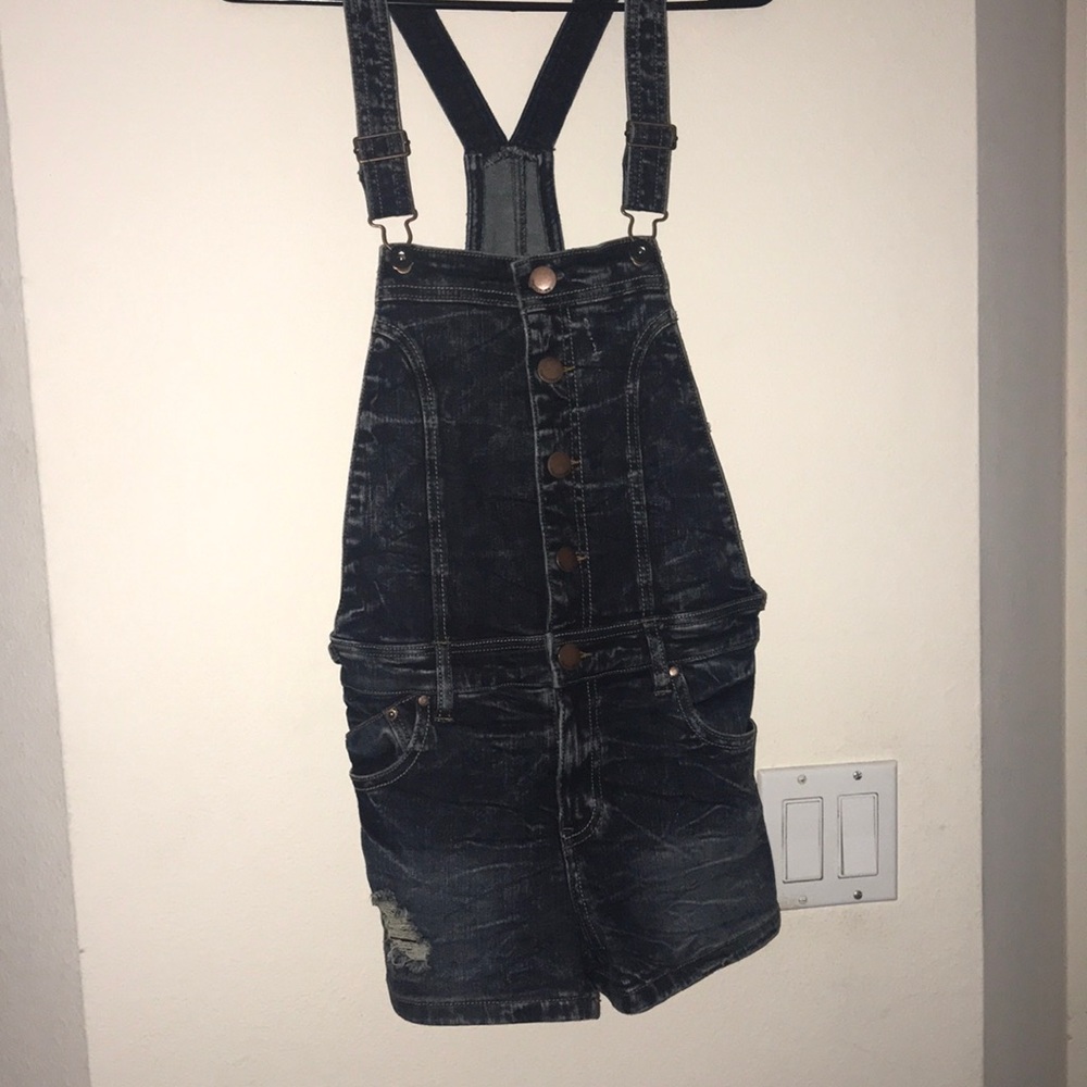 Jean Shorts Overalls